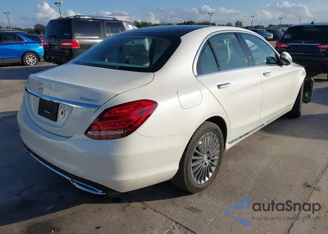 2017 Mercedes-Benz C 300 Luxury 4Matic from USA, damaged, VIN WDDWF4KB1HR240542